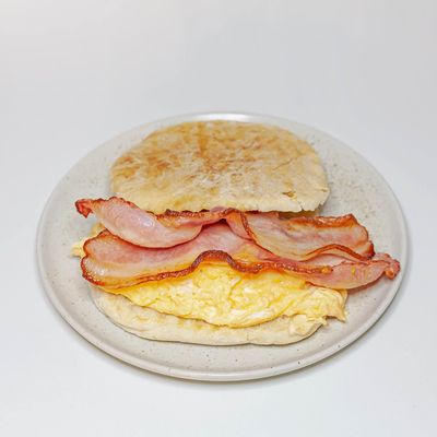 Breakfast Panini - Scrambled Egg & Bacon Panini 1